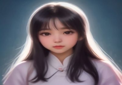 邪恶少女漫画精致唯美系画风特写，线条细腻，人物表情充满压迫感，深红色光线渲染出黑暗氛围